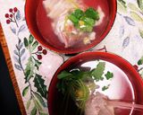 シンプルな基本の味(^q^)真鯛✨の潮汁作り方9写真
