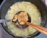 【簡単】キャベツとジャガイモの味噌汁作り方5写真