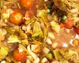 野菜たっぷり♪具沢山ホルモンカレースープ作り方5写真