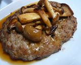 きのこソテーハンバーグ。作り方7写真