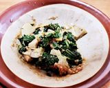 蕗の葉と筍の胡麻味噌和え作り方5写真