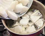 体が温まる！大根と鶏もも肉の簡単スープ作り方8写真