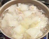 体が温まる！大根と鶏もも肉の簡単スープ作り方12写真