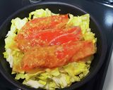 味噌漬け鮭とキャベツの蒸し焼き作り方2写真