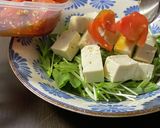 トマトと豆腐のノンオイルサラダ作り方5写真