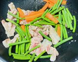 豚バラ野菜炒め♪ビール用 パパおつまみ！作り方3写真