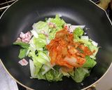 豚汁からの~キムチの味噌汁作り方4写真