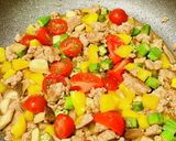 オクラトマ丼作り方4写真