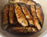 ☆簡単☆なすと大葉の甘辛肉巻き作り方5写真