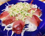 鰹のカルパッチョ〜野菜の赤酒ソース〜作り方7写真