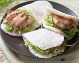 蒸しパンで　ふわふわチキンサンド作り方8写真