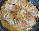 高野豆腐で作るヘルシーかつ煮作り方4写真