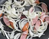 ダイエット最適キャベツのナポリタン風炒め作り方2写真