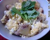 鶏せせりの親子丼作り方13写真