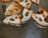 れんこんとステーキ肉のニンニク炒め♡作り方5写真