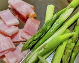 アスパラとベーコンと茹で卵のマヨサラダ♪作り方1写真