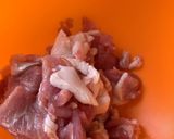 豚小間豆腐ハンバーグ作り方1写真