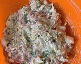 豚小間豆腐ハンバーグ作り方2写真