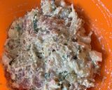 豚小間豆腐ハンバーグ作り方2写真