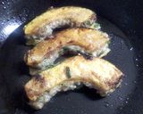 【弁当】かぼちゃの肉挟み焼きと大根炒め作り方7写真