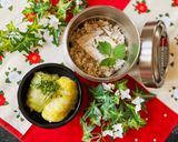 64℃ 鶏ひき肉のロール白菜 弁当作り方17写真