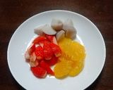 里芋と果物と緑茶寒天作り方4写真