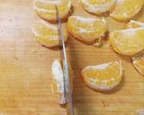 柑橘の食べやすいフラワーカットの方法作り方2写真