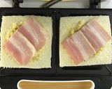 定番の味！たまご&ベーコンのホットサンド作り方4写真