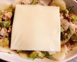 鯖缶、アボカド、ポテトのとろりチーズのせ作り方2写真