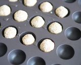 タコ焼き器でまん丸！！揚げないゴマ団子作り方15写真