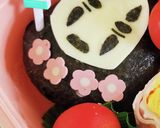 キャラ弁☆まさかの切腹！カオナシ弁当☆作り方4写真