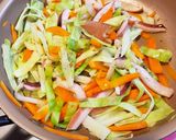 洋風ボイルいかの野菜炒め作り方2写真