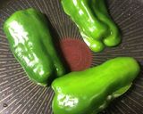 餃子餡で☆チーズピーマン肉詰め作り方2写真