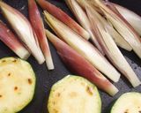 ズッキーニとミョウガの塩麹焼き浸し作り方3写真