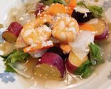 えびとたっぷり春野菜の塩麹蒸し作り方4写真