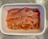 鶏胸肉と豆苗のマヨサラダ作り方1写真