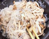 簡単ヘルシー✿白滝とタラコの炒め✿茸入り作り方4写真