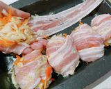 ☆塩キャベツ人参の肉巻き☆作り方2写真