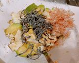 ☆アボカド豆腐の塩昆布あえ☆作り方4写真