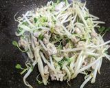 豚肉とカイワレの塩レモン炒め作り方4写真