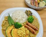 夏野菜添えカレー【ここから栄養士】作り方5写真