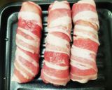 ちくわ&カニカマの肉巻き作り方3写真