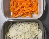 定番！簡単！レンコンとにんじんのきんぴら作り方1写真