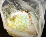 なんこつ入り月見つくね作り方2写真