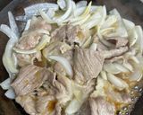 新玉ねぎの豚生姜焼き作り方6写真