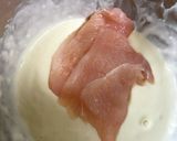 鶏天とほうれん草の・おろしあんかけ作り方8写真