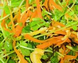 ヘルシー!人参と豆苗の塩昆布和え〈副菜〉作り方3写真