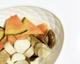 レンジでできるから超簡単！野菜の甘酢和え作り方2写真