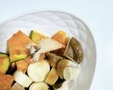 レンジでできるから超簡単！野菜の甘酢和え作り方3写真