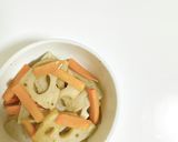 レンジでできる！レンコンのきんぴら作り方5写真
